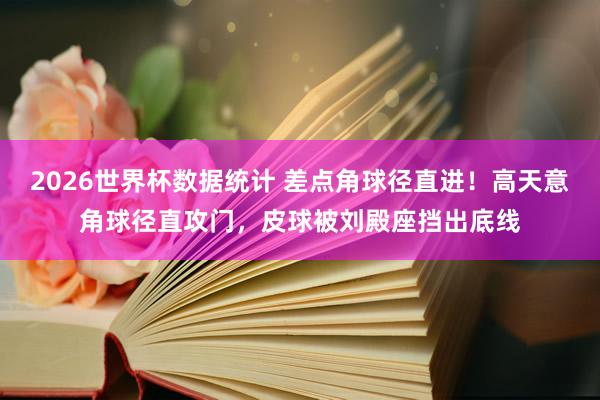 2026世界杯数据统计 差点角球径直进！高天意角球径直攻门，皮球被刘殿座挡出底线